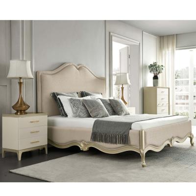 Cina Wood Bed American style bedroom furniture luxury modern leather factory supplier effective price customize modern interior in vendita