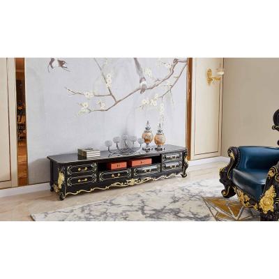 Cina European antique style storage table wood modern drawer tv stand table living room furniture in vendita