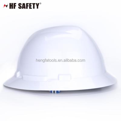 China PE Six Point Fixing Rescue Helmet Full Edge Safety Hard Hat for sale