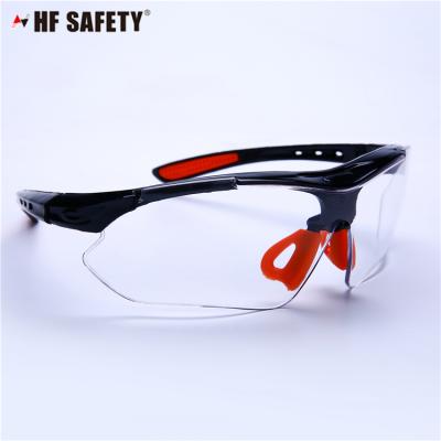 China Eye Protection Adjustable Glass Legs UV Safety Glasses for sale