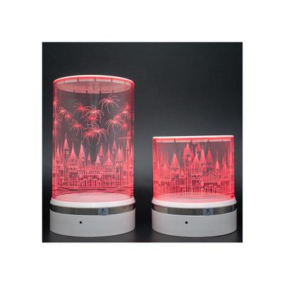 China Modern Factory Hot Sale Modern ABS Environmental Protection Strong Shape Plastic Table Night Light for sale