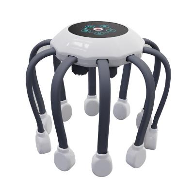 China 10 Claw Main Electric Octopus Handheld Head Scrape Vibrating Scraping Massager To Promote Blood Circulation for sale