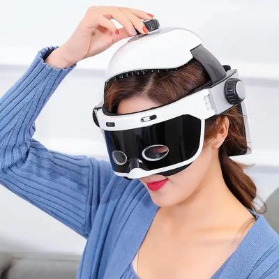 China Wholesale Automatic Head Air Pressure Head Massager Helmet Vibrating Electric Head Massager For Stress Release for sale