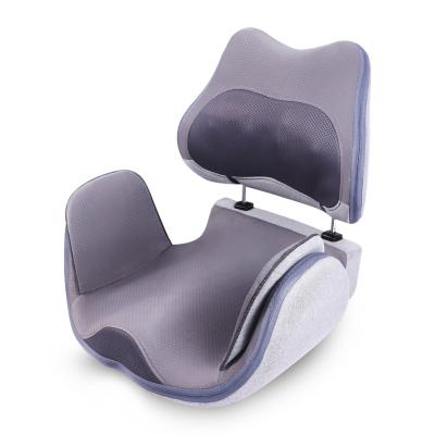 China Office Use Back Lumbar Massager SeatHome Massage Cushion Shiatsu Body Bearing Soother Cervical Backrest for sale