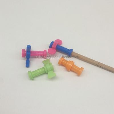 China Custom Massage Toddler Pencil Topper Relieve Stress Finger Toddler Toy Pen Topper for sale