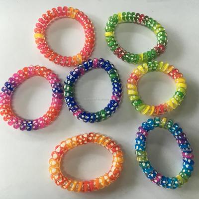 China Cheapest Birthday Fashion Kids Metal Coil Spring Bangles Hair Bands for sale