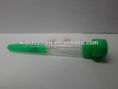 China Multifunctional ABS Light Stamp Pen Blowing Bubbles for sale