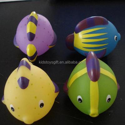 China Children's toys floating high quality rubber inject fish toy for sale