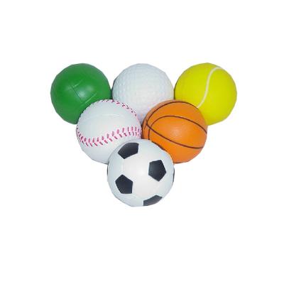 China Sports Toys Promotion Cheaper Busy Person Assorted Soft PU Sport Antistress Balls for sale