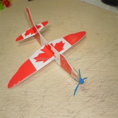 China Canada Matching Foam Kids 3D Paper Airplane for sale