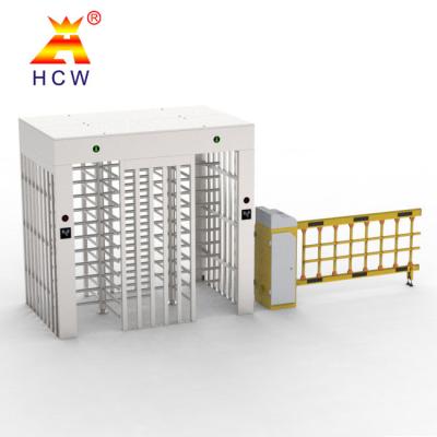 China Smart Access Control Full Height Turnstile Stainless Steel For Construction Site for sale