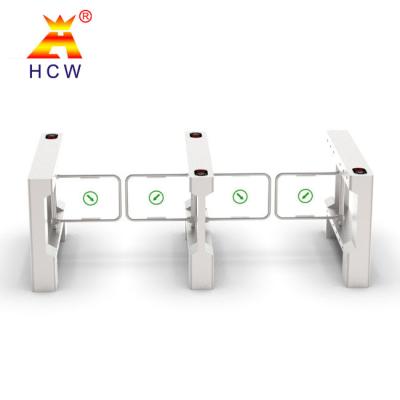 China Supermarket Entrance Swing Barrier Turnstile RS232 OR RS485 Communication Port for sale