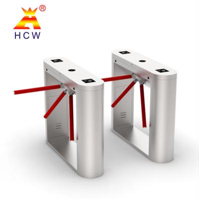 China Supermarket Entrance Tripod Turnstile Gate 110V Stainless Steel for sale