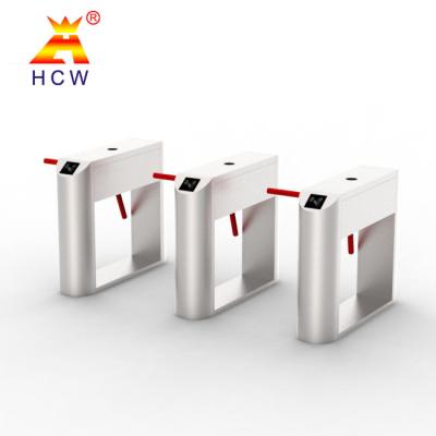 China Three Arm Tripod Turnstile Gate RFID Access Control System Semi Automatic for sale