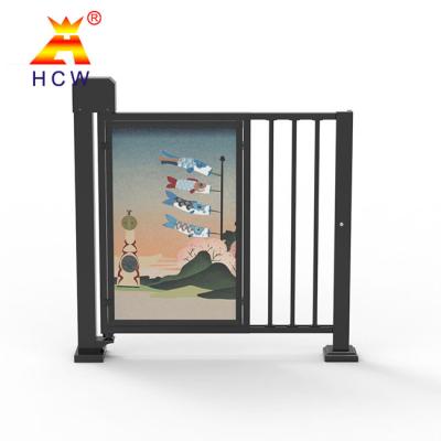 China Advertising Fencing Barrier Gate Automatic Anti Crash Residential Access Control for sale