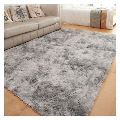 China Modern Bathroom Microfiber Round Yarn Polyester Shaggy Carpet 200x300 for sale