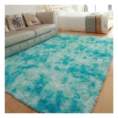 China Modern Polyester Yarn Plush Needle Punched Wall To Wall New Luxury Machine Made Shaggy Carpet for sale