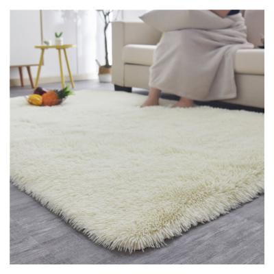 China New Modern Bedroom Soft Fluffy Shaggy Rug For Living Room for sale