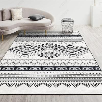 China Wholesale Cheap Washable Carpet Living Room 3d Bohemian Custom for sale