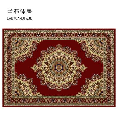 China Vintage Moroccan Area Rugs Printed By Red And Blue Washable Prayer for sale