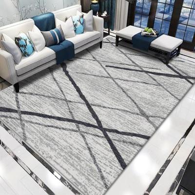 China Washable luxury indoor 3d area modern online living room rugs and blankets for sale for sale