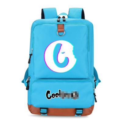 China Waterproof Ready To Ship Coloful Black Backwoods Biscuit School Bags Book Shoulder Bags Biscuit Backpack Custom for sale