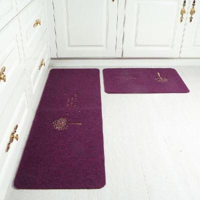 China Low MOQ Washable Non-slip Chenille New Arrival Direct Sales Door Mat Set for sale