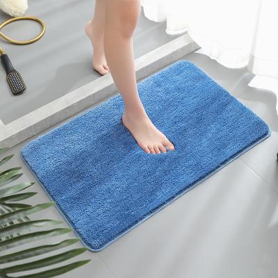 China Low MOQ washable hot sale fuzzy nonwoven bathroom rugs and rugs sets for sale