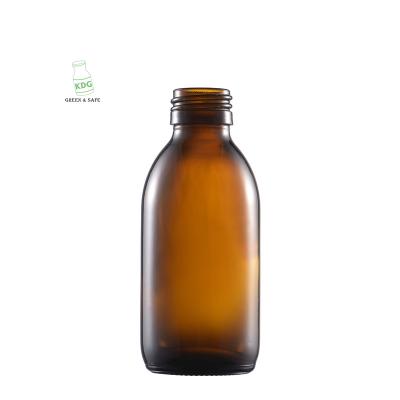 China Factory Direct Sale Pharmaceutical Wholesale Pharmaceutical Brown Boston Syrup Glass Bottle for sale