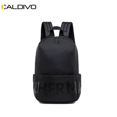 China CALDIVO lightweight school backpack factory fashion business girls polyester anti-theft bag wholesale custom made anti-theft backpack for sale