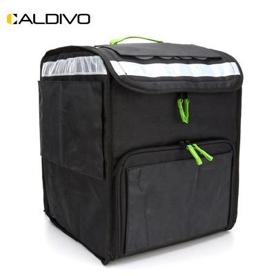 China CALDIVO waterproof backpack factory custom wholesale large insulated bag for food ube eats delivery bag for pizza insulated delivery bag for sale