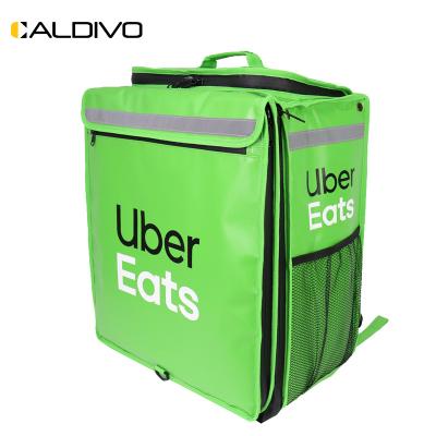 China CALDIVO Food Delivery Bag Factory Custom Wholesale Insulated Waterproof Bag With Divider Cooler Thermo Heater Bags For Food Delivery for sale