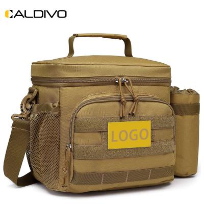 China Custom Wholesale Lunch Backpack Polyester CALDIVO Bag Factory Army Insulated Lunch Cooler Waterproof Cool Storage Bag for sale