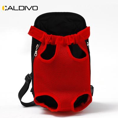 China CALDIVO Water Resistant Bags Factory Wholesale Custom Breathable Mesh Dog Backpack Dog Outdoor Backpack For Dogs To Use Mini Backpack for sale