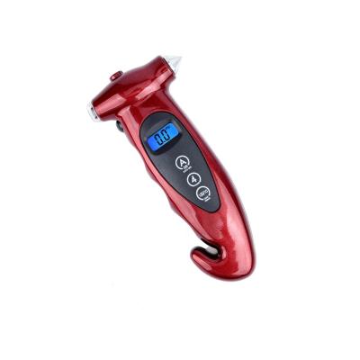 China Electronic + ABS Tire Tire Air Pressure Gauge Multifunctional Tire Air Pressure Gauge Monitoring Five-in-One Function Tire Gauge for sale