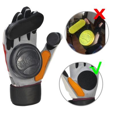 China Young people wear longboard skateboard slide protection resistance gloves for sale