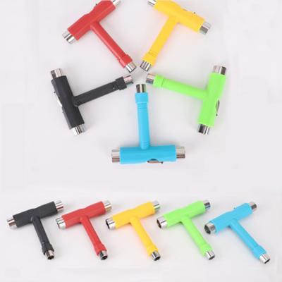 China Kid Skateboard Hardware Bolts Skate Set, All-In-One Tools, Portable Skateboard Accessory Wrench T&Y Custom Logo Type T for sale