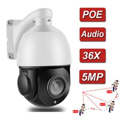 China Human Motion Tracking IMPORX 5MP 36X H.265 ZOOM POE IP66 PTZ Camera Humanoid Person Motion Detection IP Camera Outdoor Auto Tracking Two Way Audio for sale