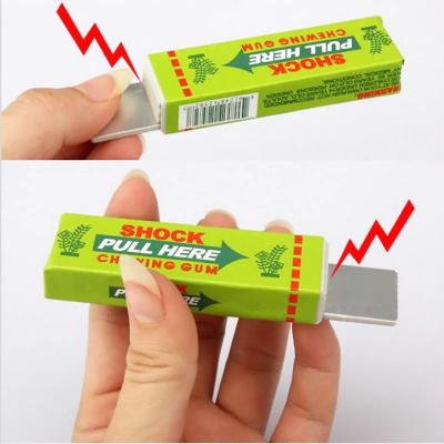 China Electric Shock Joke Chewing Gum Pulling Plastic Head Shocking Toy Gift Gadget Prank Trick To Gag Funny for sale