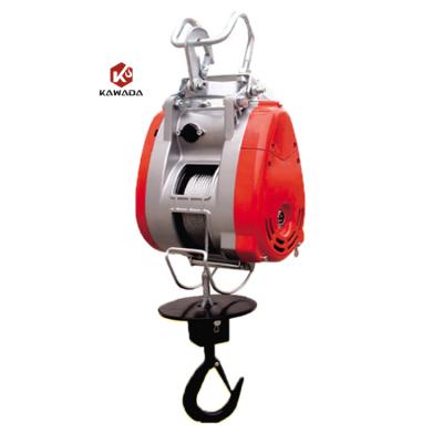 China Single phase 110V 220V 300kg 500kg portable electric hoist for hotels small mini for sale