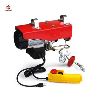 China Electric goods lifting 5 kg pa1200 mini wire rope hoist for sale