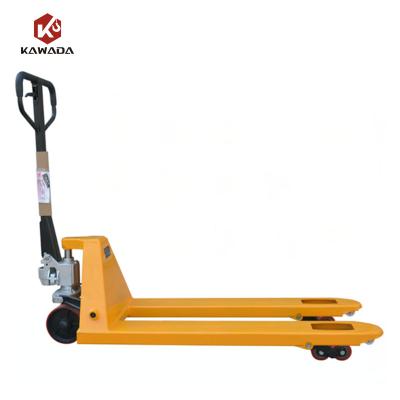 China Durable Building Material Stores Above Length 1220 Mm 1150 Mm Hand Forklift Pallet Truck for sale