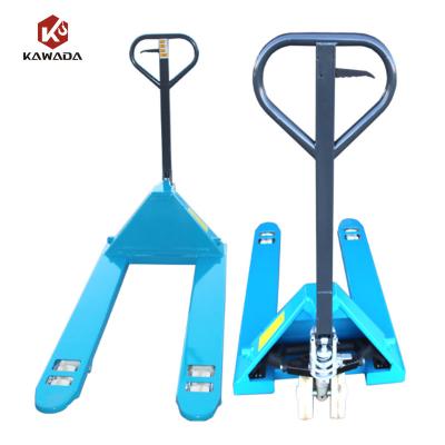 China Building Material Stores China Length 550mm 685mm 1220mm DF Fork Manual AC Hydraulic Pump Pallet Hand Pallet Truck for sale