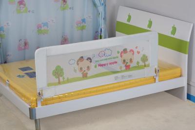 China Adjustable Easy Folded Crib Rail Protector With Mesh Material for sale