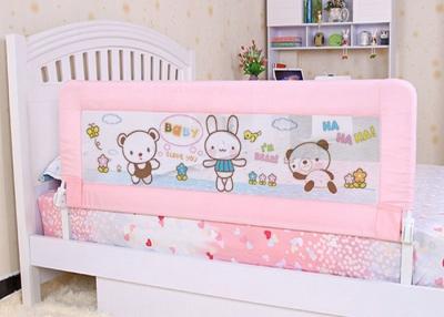 China Pink Foldable Queen Size Safety Rail Bed Woven Net For Protect Baby for sale