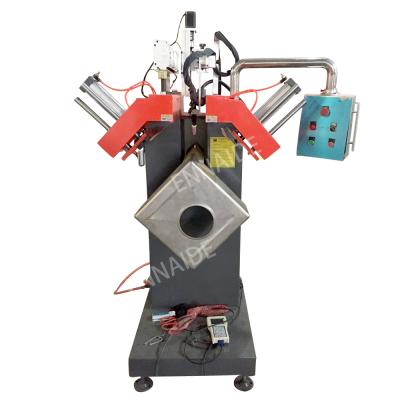 China Can welding the bottom and R round corner Ennaide automatic corner welding machine immediately on the R corner (R5-R25) for sale