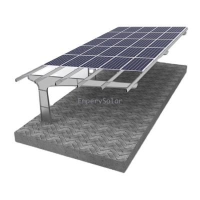 China AL6005-T5 and high quality stainless steel aluminum carbon steel double modern design parking lot 2kw solar system for sale