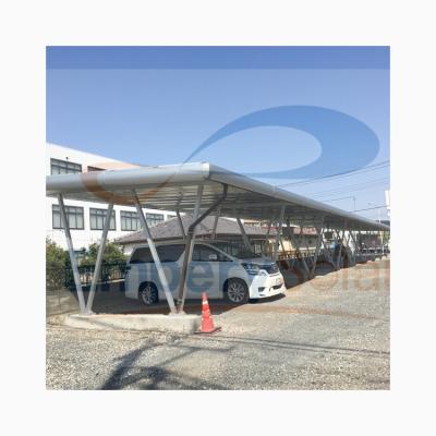 China AL6005-T5 And Stainless Steel Model New 3 Kw Prefab Solar Residential Aluminum Carport for sale