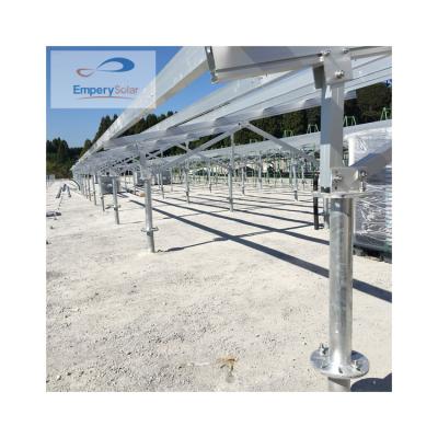 China Ground Xiamen System Solar Panel Ground Mounting Aluminum Bracket Structure System Wholesale Ground Mounting Motor Pressure Ratio for sale