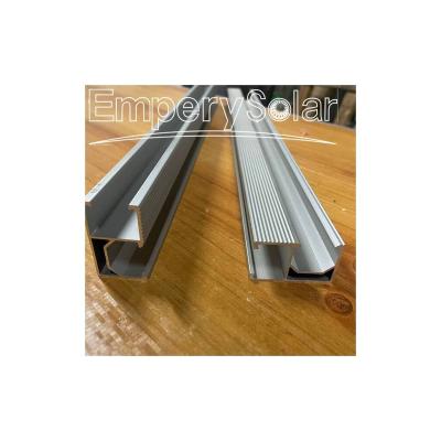 China Aluminum Solar Roof Rack Clamp 550watts Mini Rail System For Solar Panels for sale